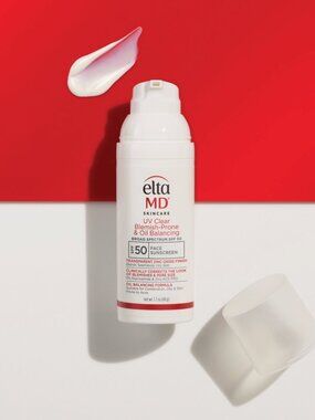 NWT EltaMD UV Clear Blemish-Prone & Oil Balancing SPF 50 1.7 fl oz